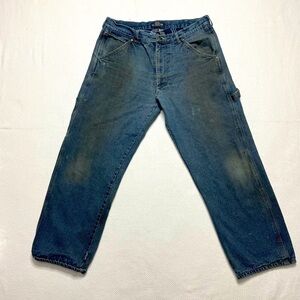 Canyon Creek Men's Workwear Denim Jeans Lined *WORN* Size 36x30